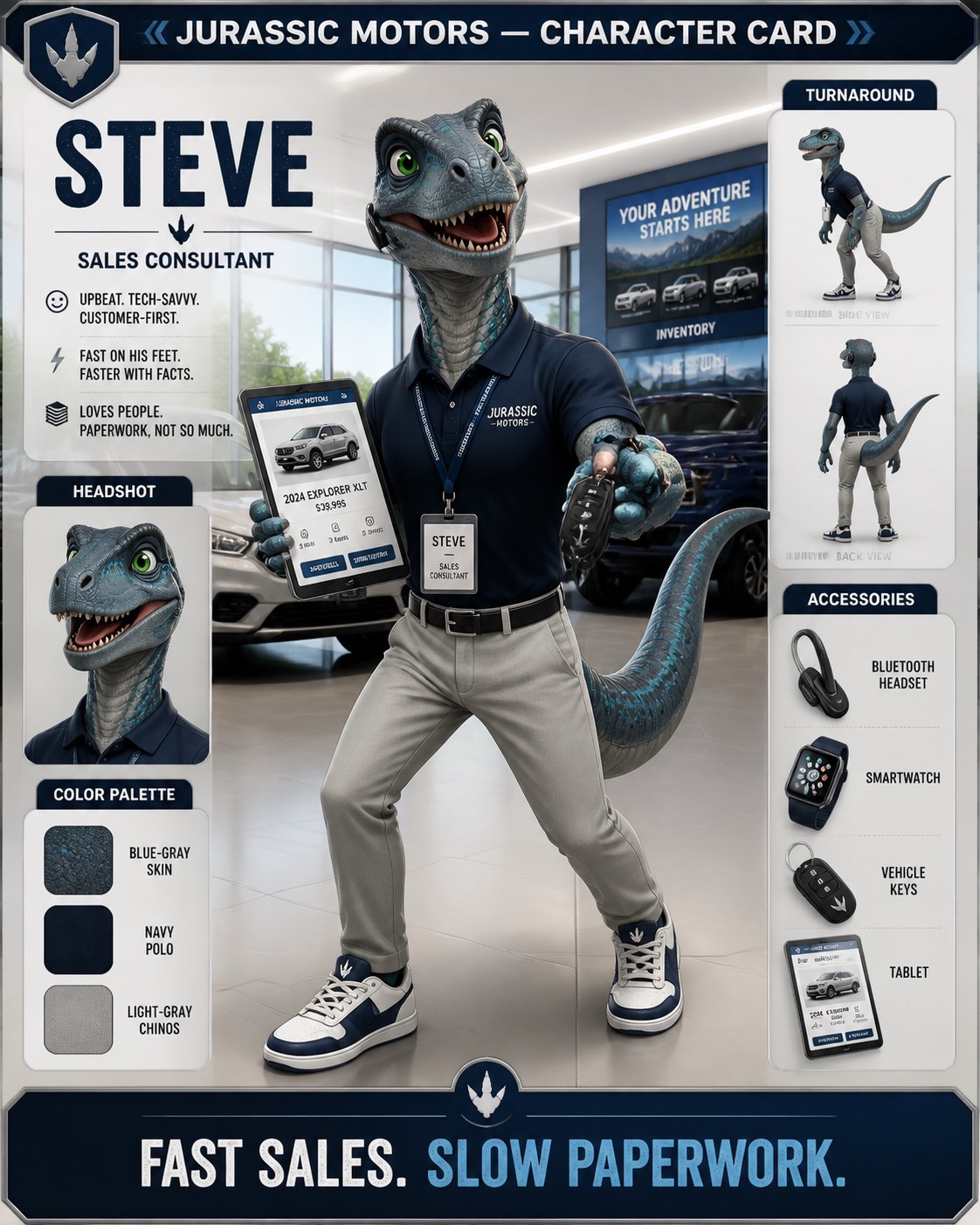 Steve, raptor sales consultant